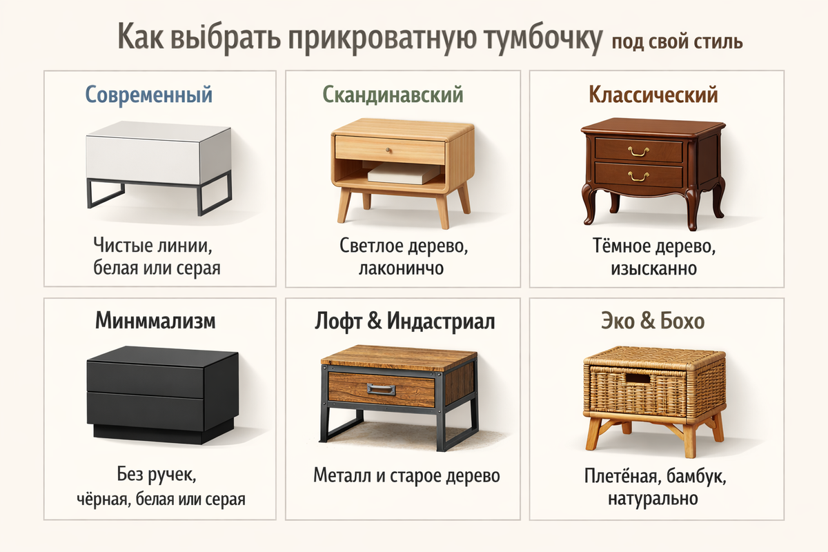 Тумба прикроватная 3 ящика М303Q Quartz