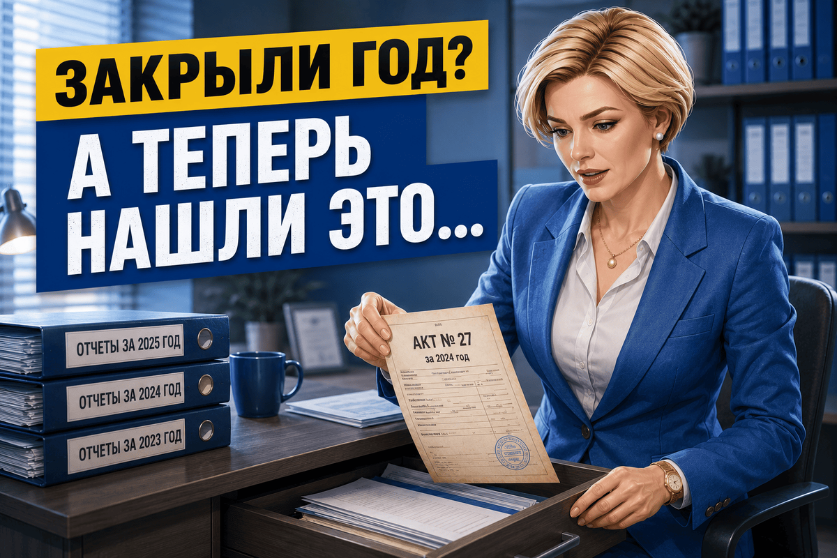 Закрыли год..и нашли документ