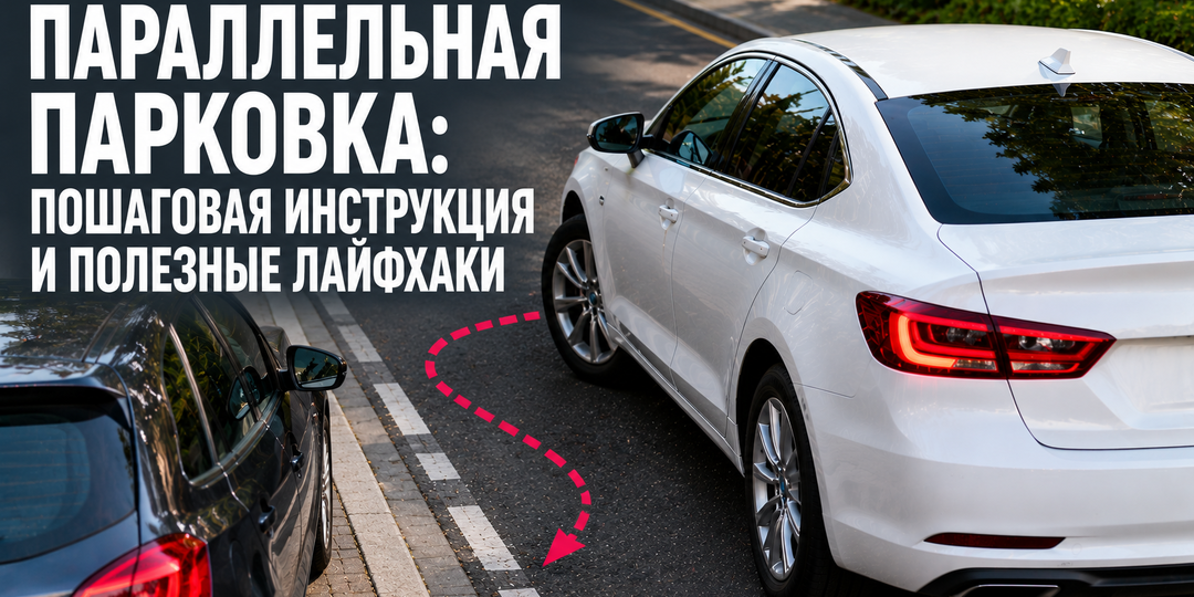 Самый простой способ параллельной парковки, который поможет сдать экзамен с первого раза