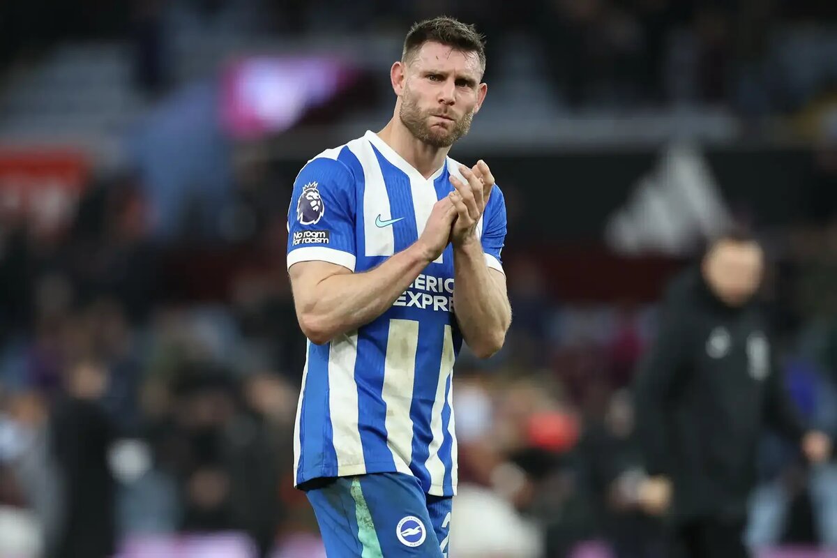    Джеймс Милнер. Фото: Brighton & Hove Albion Football Club