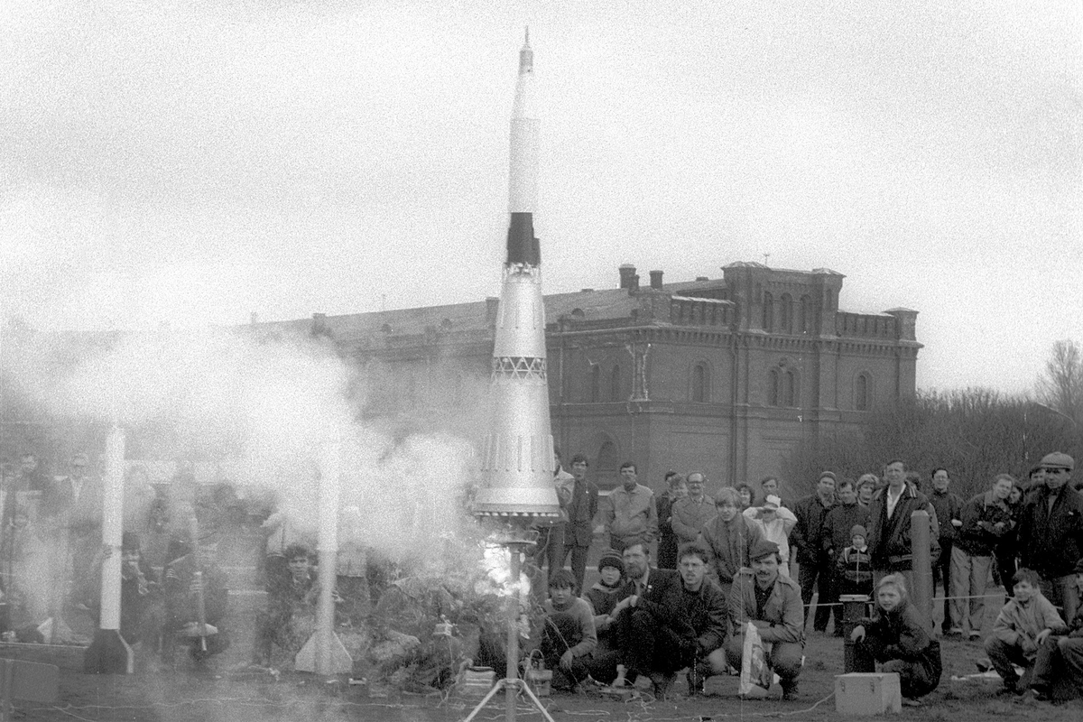 Запуск в 1990 году. Фото предоставлено Федерацией космонавтики России по Санкт-Петербургу