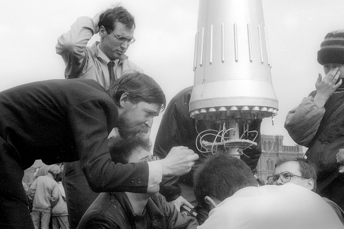 Запуск в 1990 году. Фото предоставлено Федерацией космонавтики России по Санкт-Петербургу
