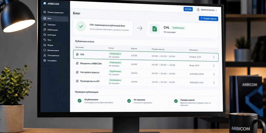 ARBICOM — Исправление