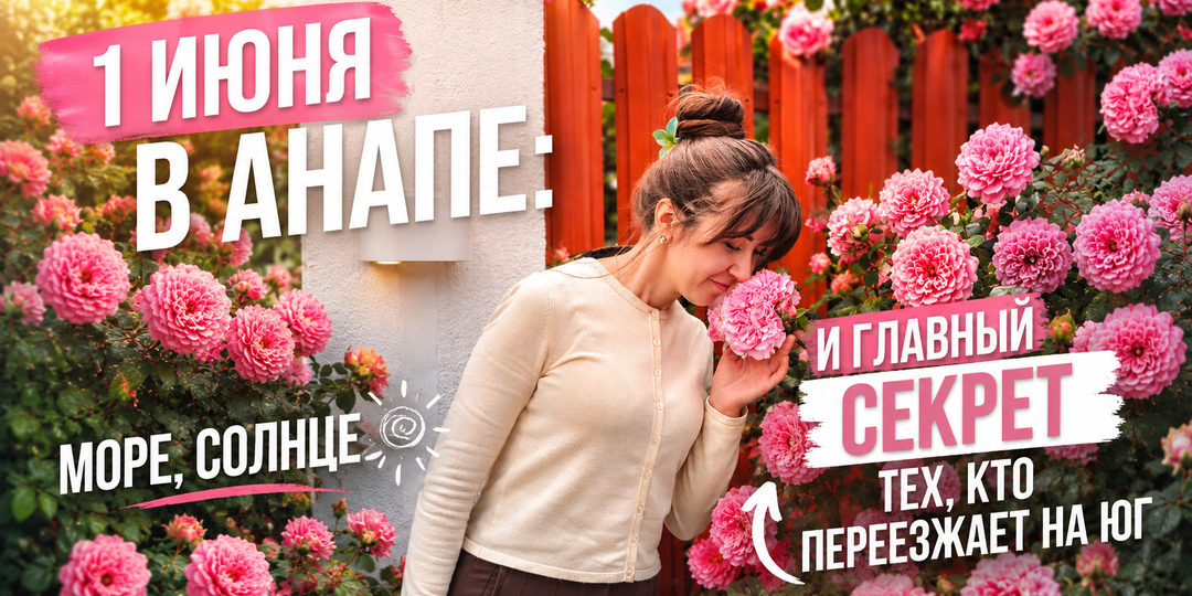 1 июня в Анапе: море, солнце и главный секрет тех, кто переезжает на Юг.
