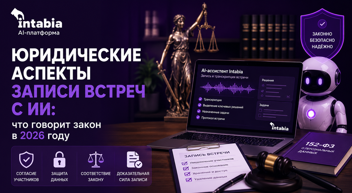 Юридические аспеты записи встреч с ИИ