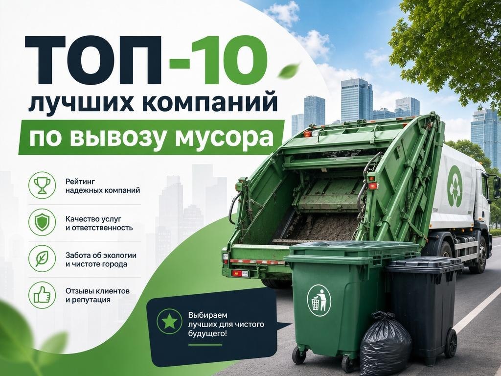 Лучшие компании по вывозу мусора 2026
