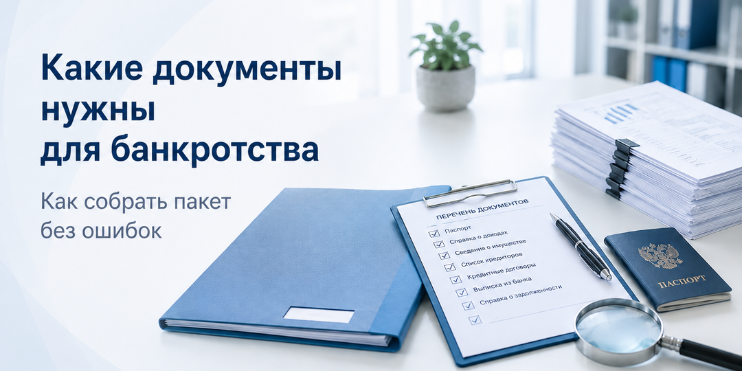 Какие документы нужны для банкротства и как собрать их без ошибок
