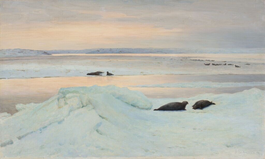 Белое море. Весна. Полярная ночь. 1897