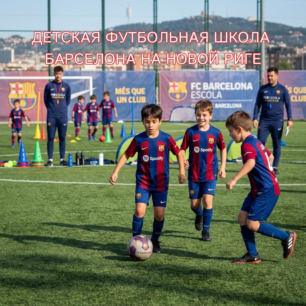 Футбольная академия для детей Барса