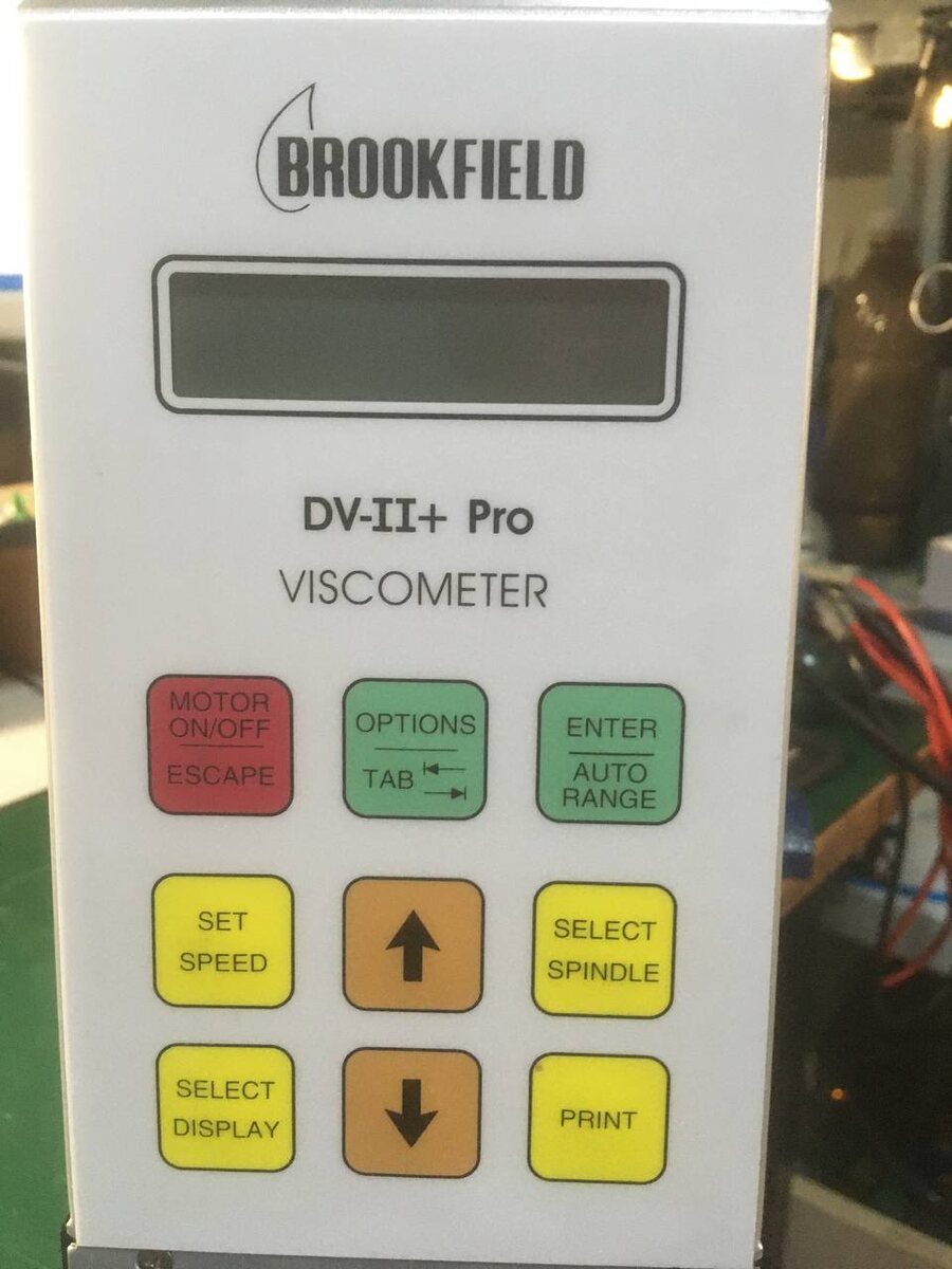 Вискозиметр Brookfield RVDV-II+Pro при поступлении в сервисный центр.