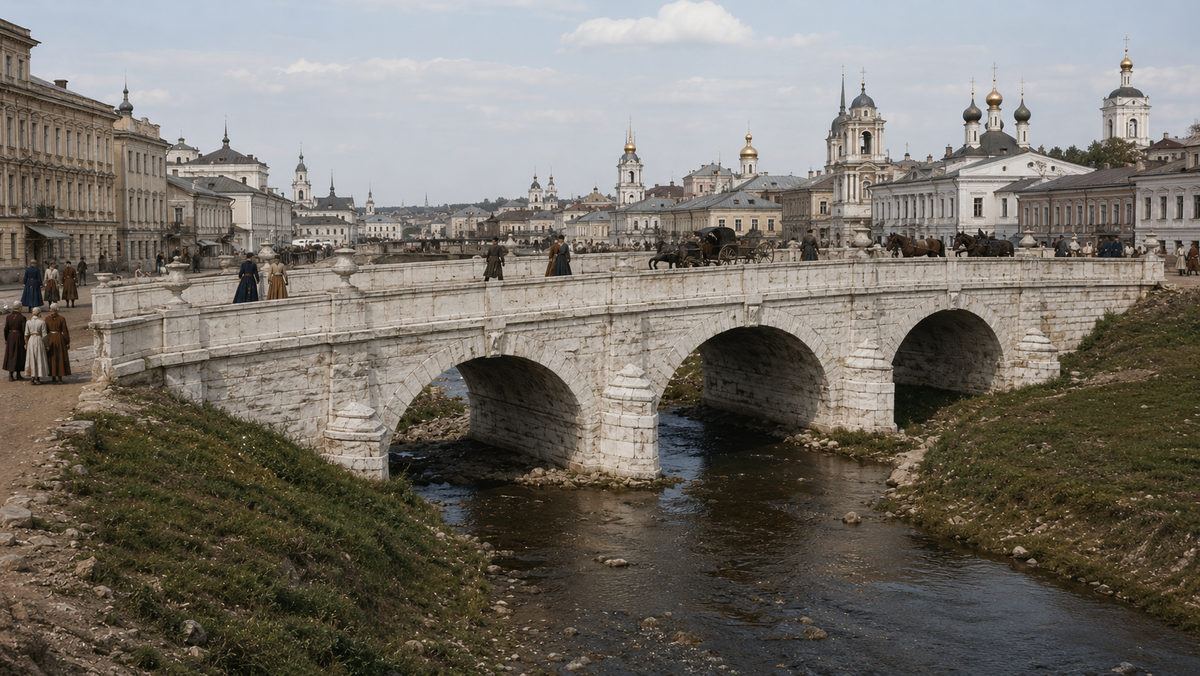 Кузнецкий мост, историческая фото реконструкция