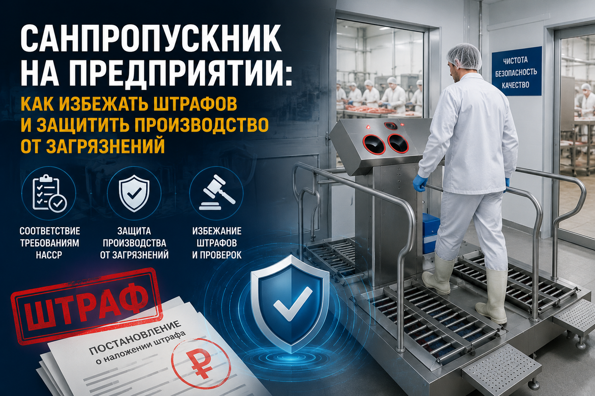 установка сан пропускников и гигиенических турникетов