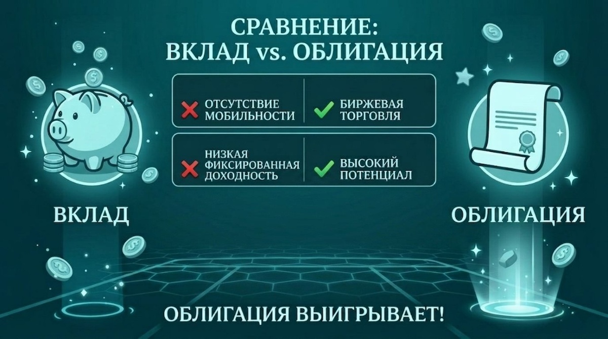 Облигации это более гибкий инструмент.
