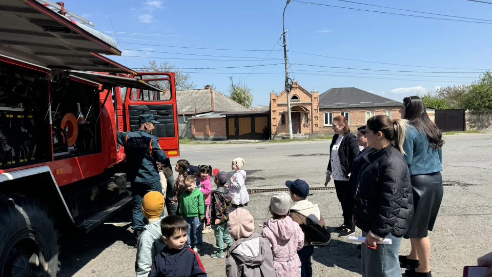 В пожарную часть на экскурсию