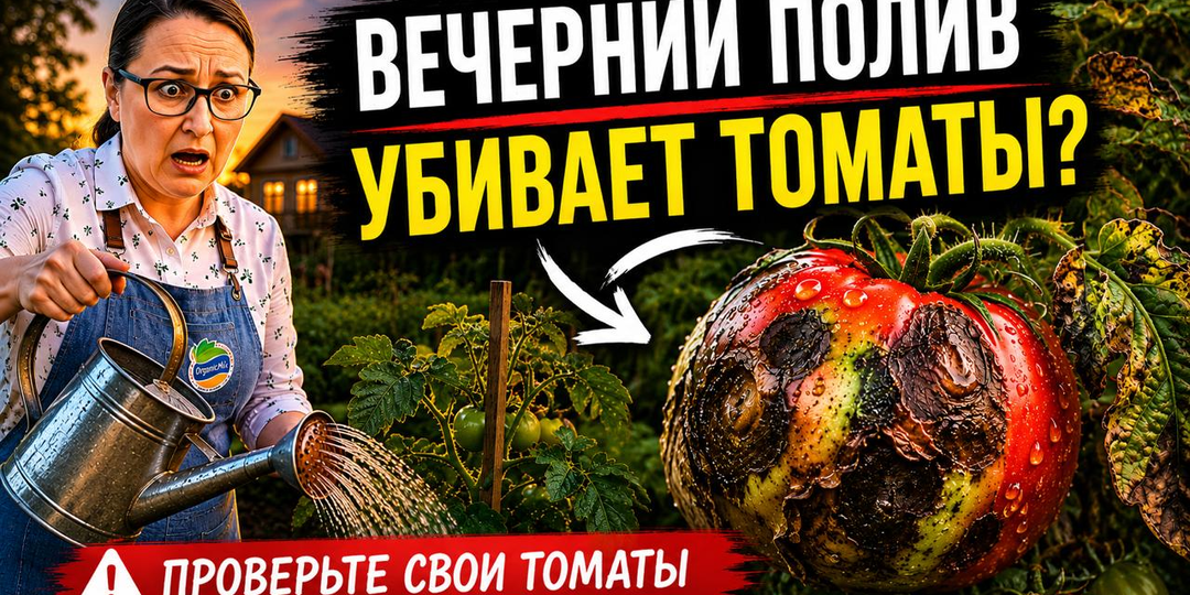 Поливал томаты вечером и не понимал, почему они болеют: агроном объясняет ошибку