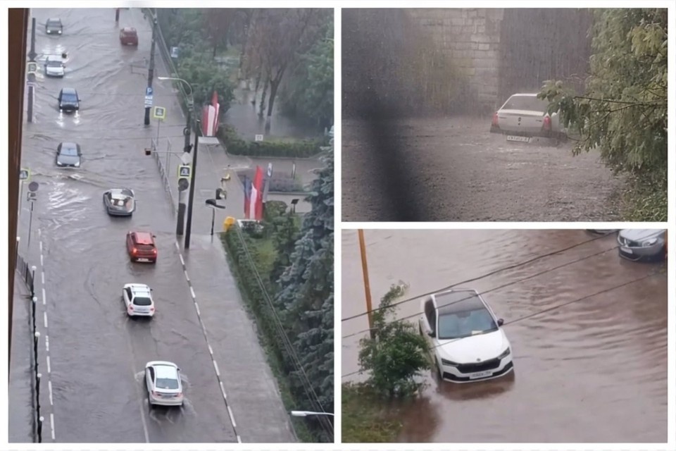    Дождь пошел во всех районах города. Фото: соцсети