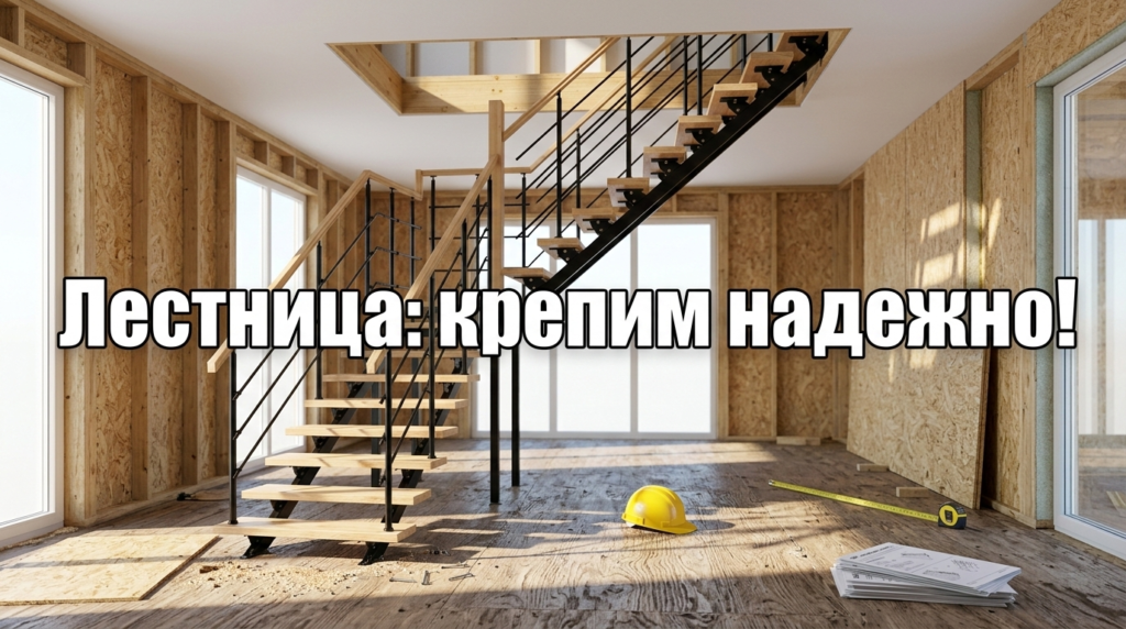    Детальное руководство по креплению лестницы к стенам и СИП-панелям. OK.Levin