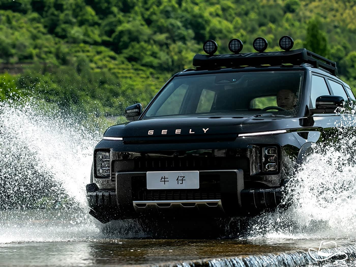 На рекламных картинках Geely Cowboy выглядит как суровый покоритель бездорожья