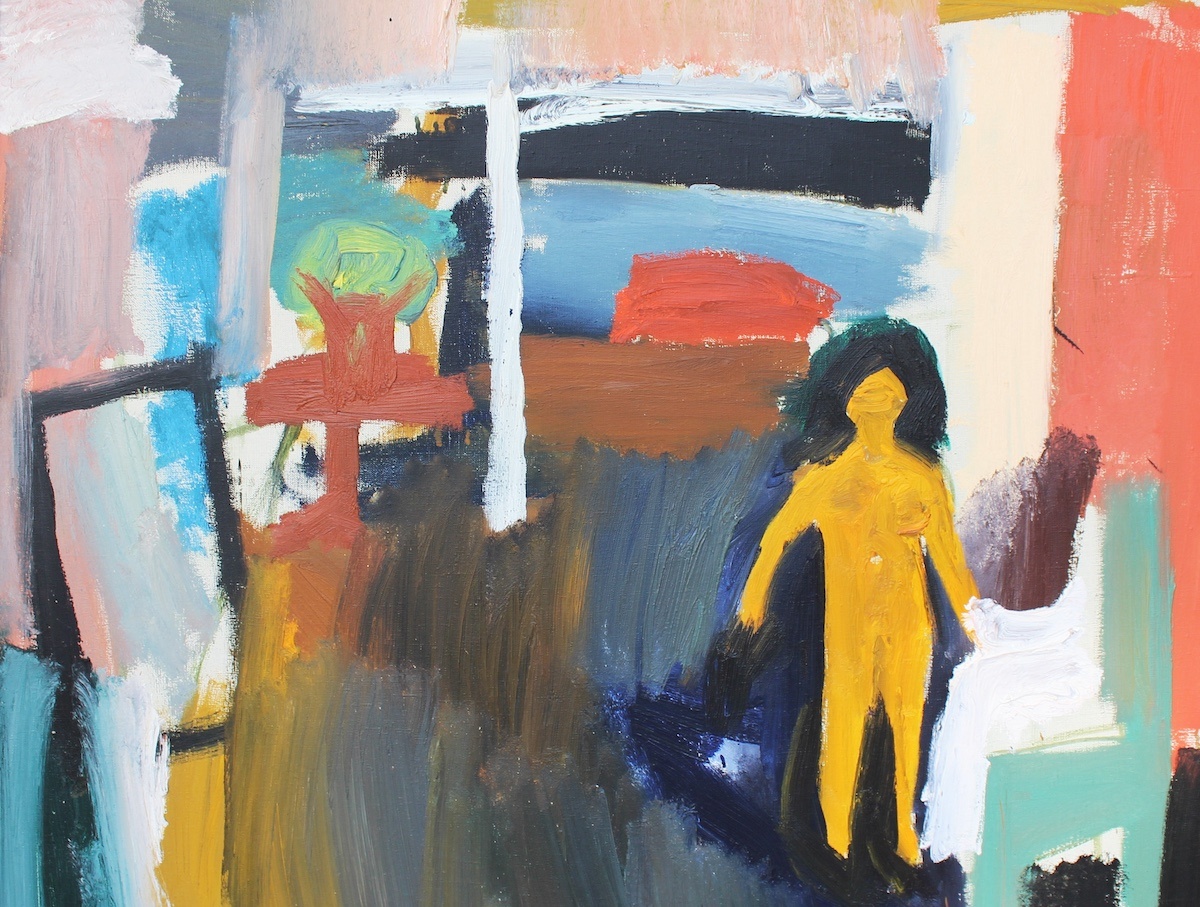 Андрей Поздеев, «Интерьер с обнажённой», 1978 год. Изображение предоставлено Музеем Норильска / norilskmuseum.ru