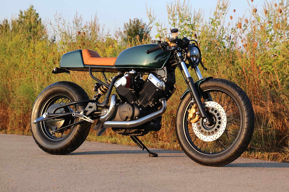 Кафе-рейсер из Yamaha Virago 535