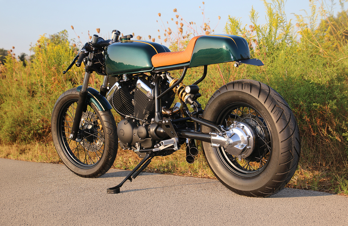Кафе-рейсер из Yamaha Virago 535