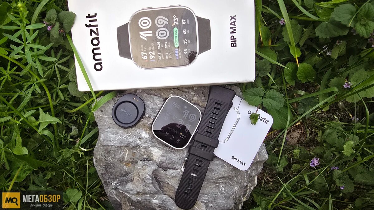    Обзор Amazfit Bip Max. Доступные часы с оффлайн картами, ИИ и AMOLED MegaObzor.com