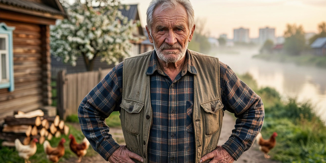 Живу в деревне один. Дети зовут в город. А я не хочу. Вот мои три причины