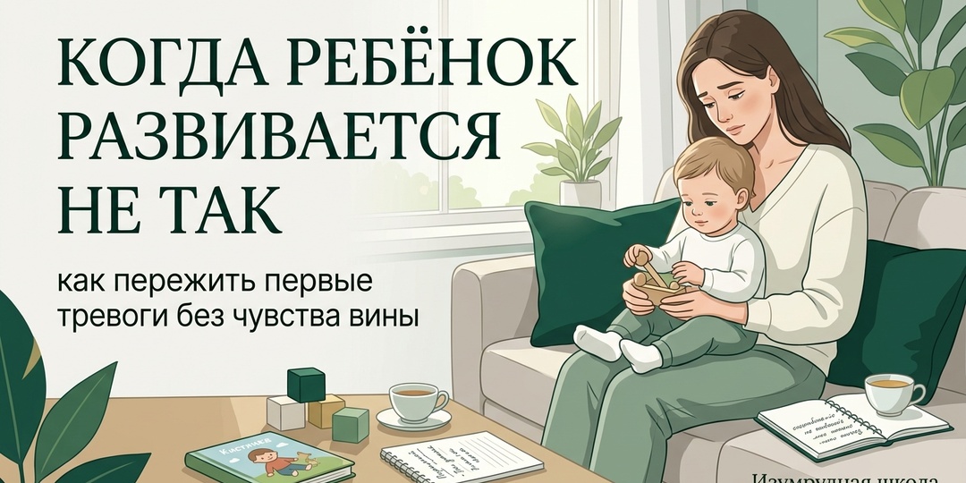 Когда ребёнок развивается не так, как вы мечтали: как пережить первые тревоги без чувства вины