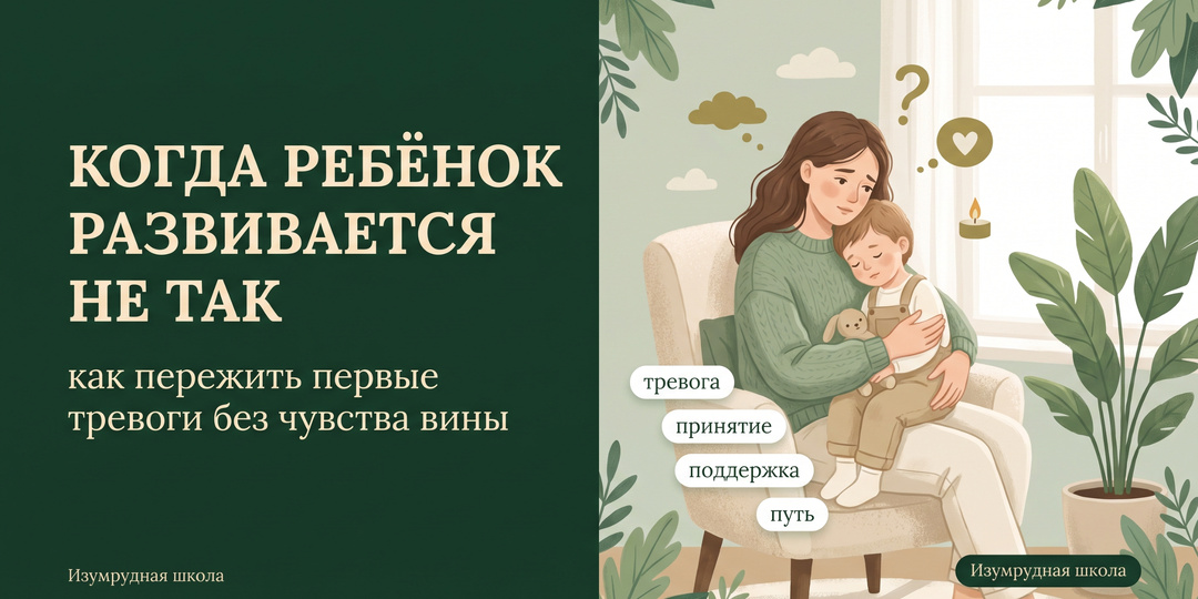 Когда ребёнок развивается не так, как вы мечтали: как пережить первые тревоги без чувства вины