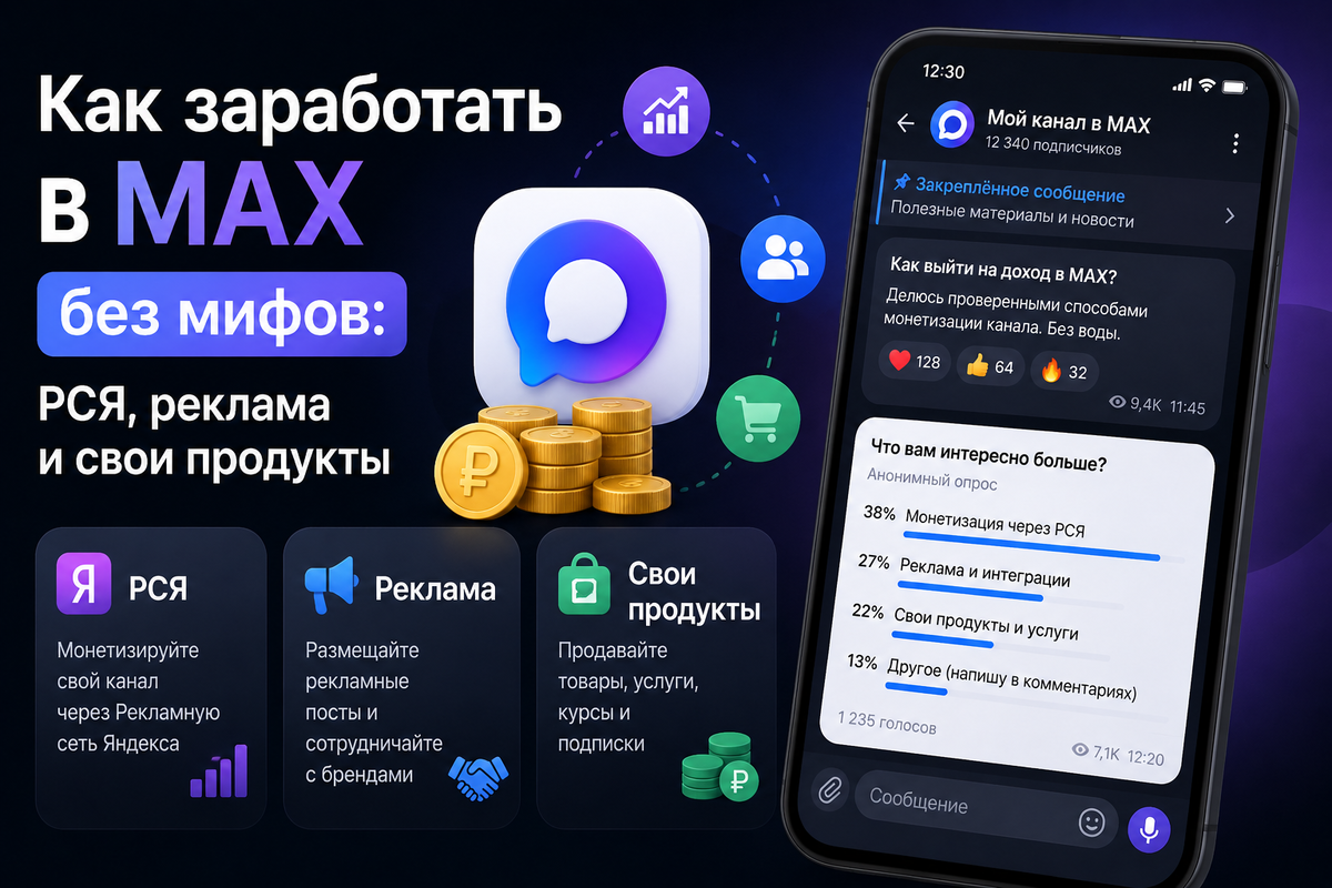 Как заработать в MAX