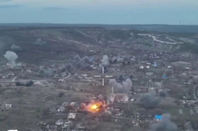    Бои за Кривую Луку. Фото: кадр видео