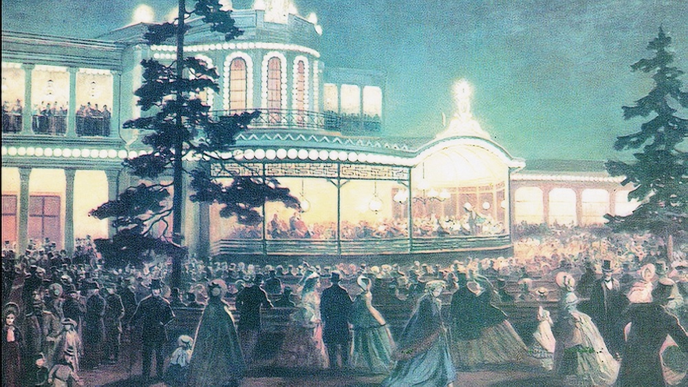 Музыкальный праздник в Павловском концертном зале, 1862 год