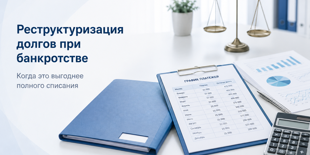 Реструктуризация долгов при банкротстве: когда это выгоднее полного списания