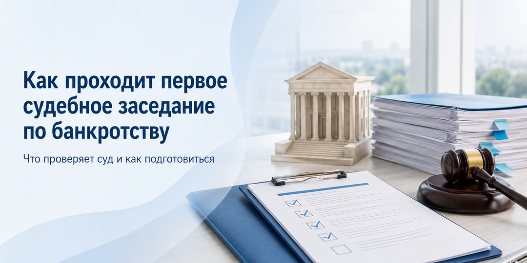 Как проходит первое судебное заседание по банкротству