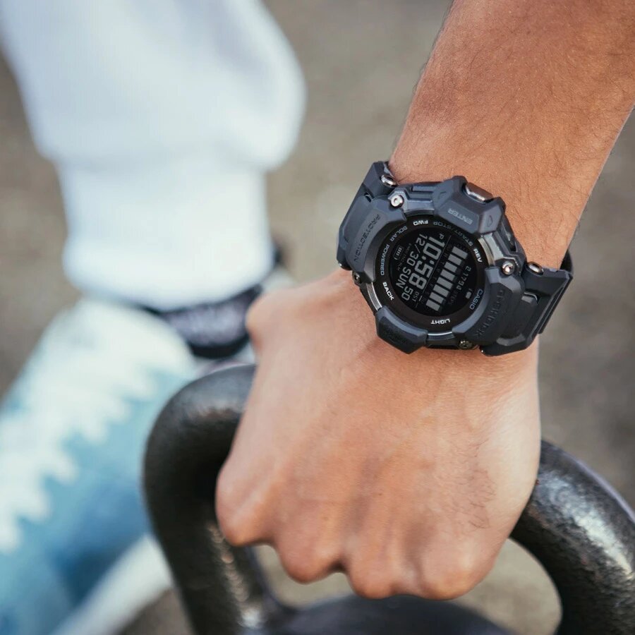 Виброуведомления в модели G-Shock GBD-H2000-1B помогают в спорте — сообщают о результатах и напоминают о событиях