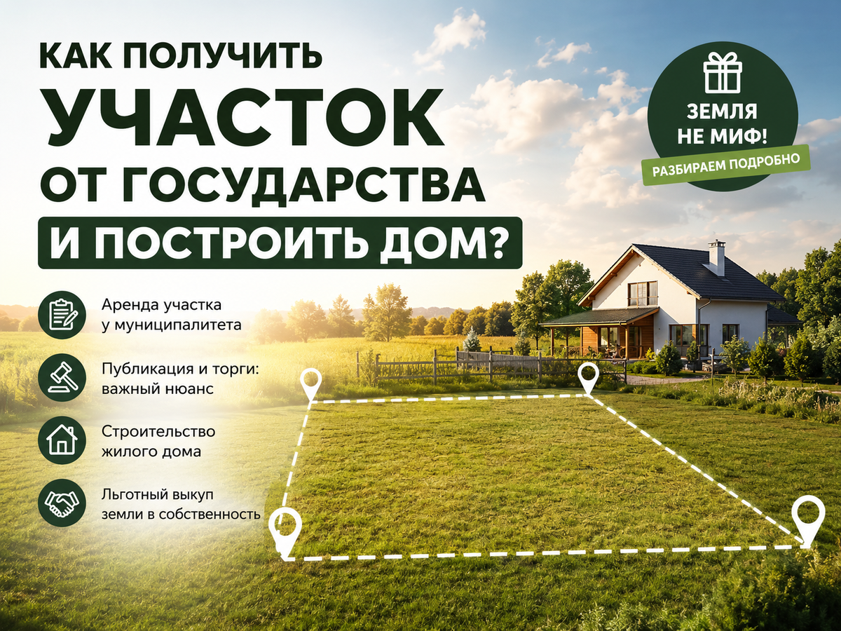 Участок от государства 