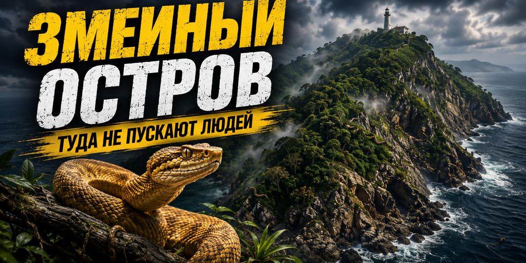 Кеймада-Гранди: запретный остров, на котором живёт одна из самых опасных змей планеты