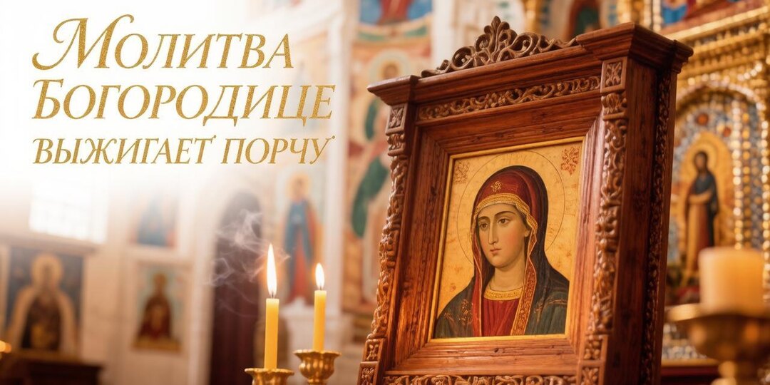 Сильная молитва Богородице которая выжигает порчу и сглаз