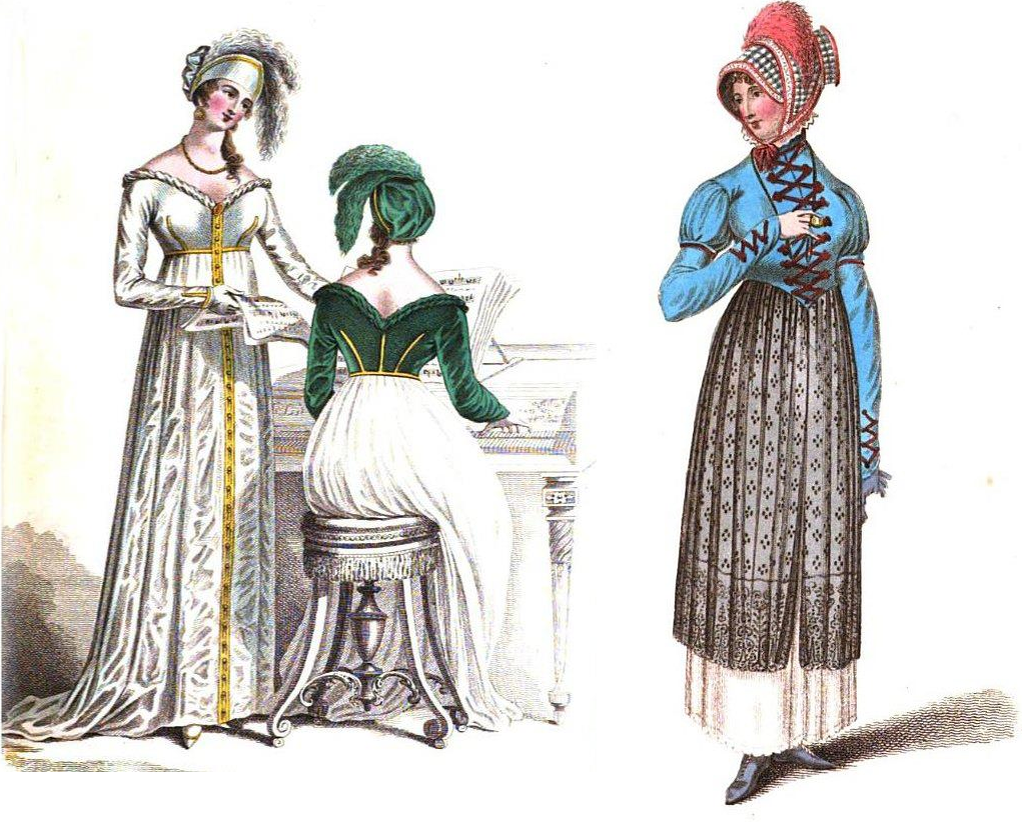 Иллюстрации из "La Belle Assemblée", 1810