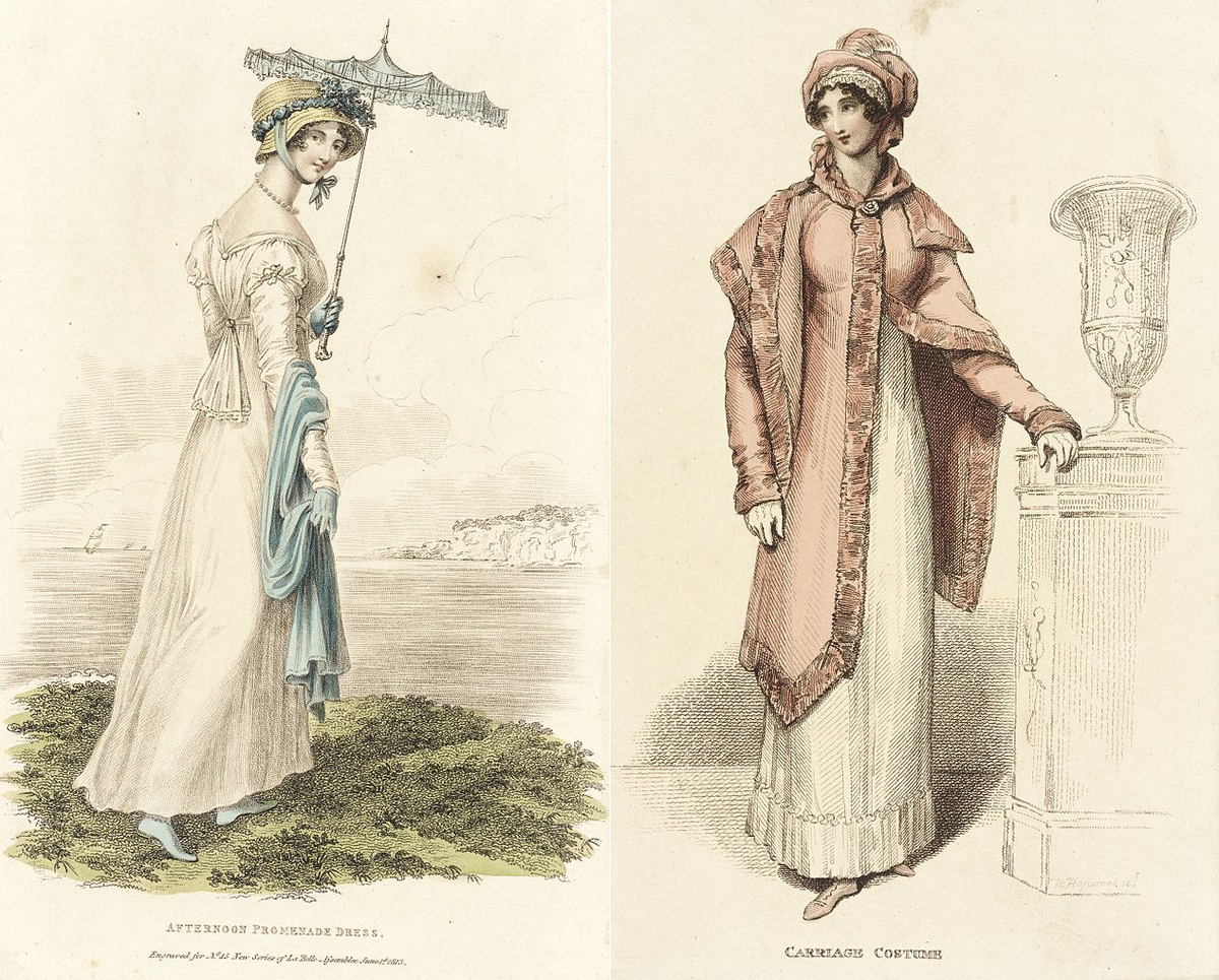 Иллюстрации из "La Belle Assemblée", 1813