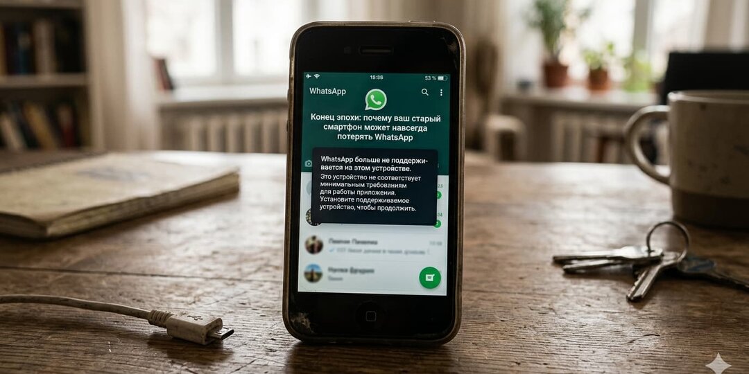 Конец эпохи: почему ваш старый смартфон может навсегда потерять WhatsApp
