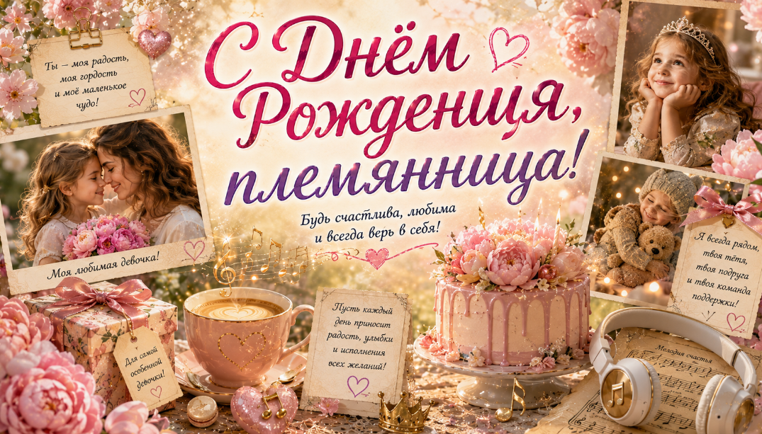 С днем рождения племянница