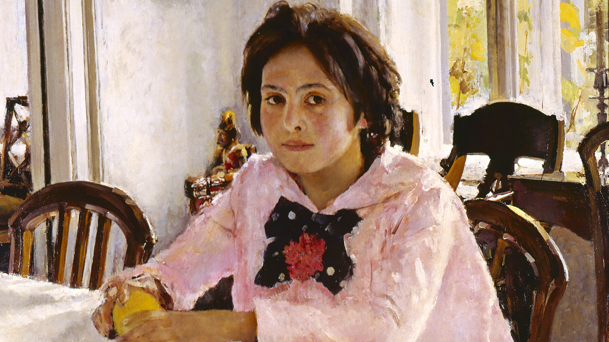 Валентин Серов. Девочка с персиками, 1887