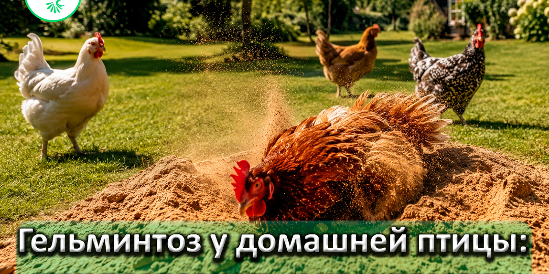 🪱 Глисты у кур: тихая проблема, из-за которой птица худеет, плохо несётся и болеет