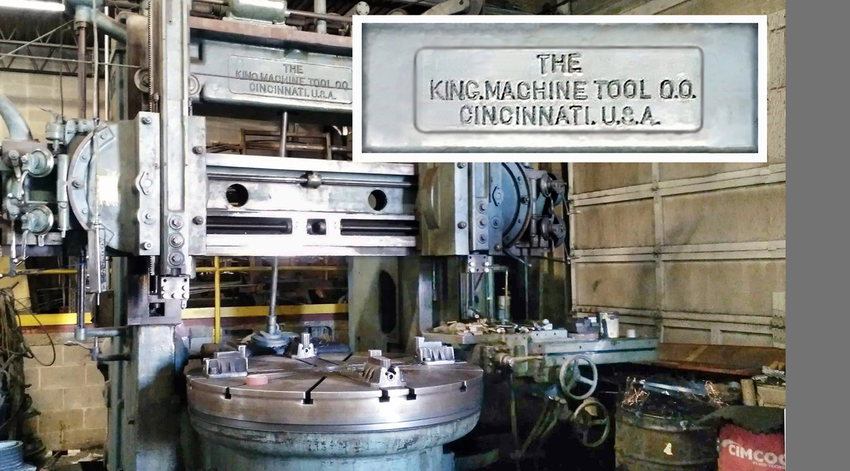 Карусельный агрегат завода "King machine tool Zinzinnaty".