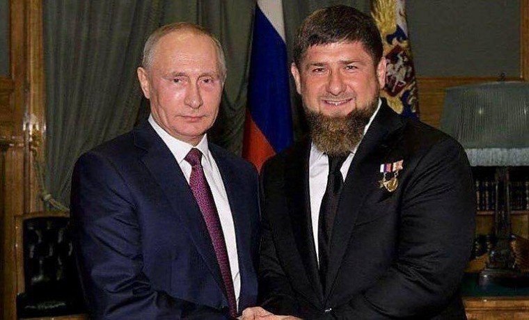 Владимир Путин и Рамзан Кадыров