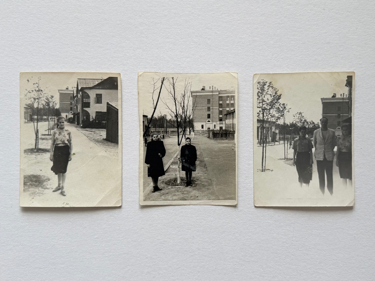 Фотографии 1954 г. из собрания Музея районов Измайлово, Соколиная гора и Гольяново.