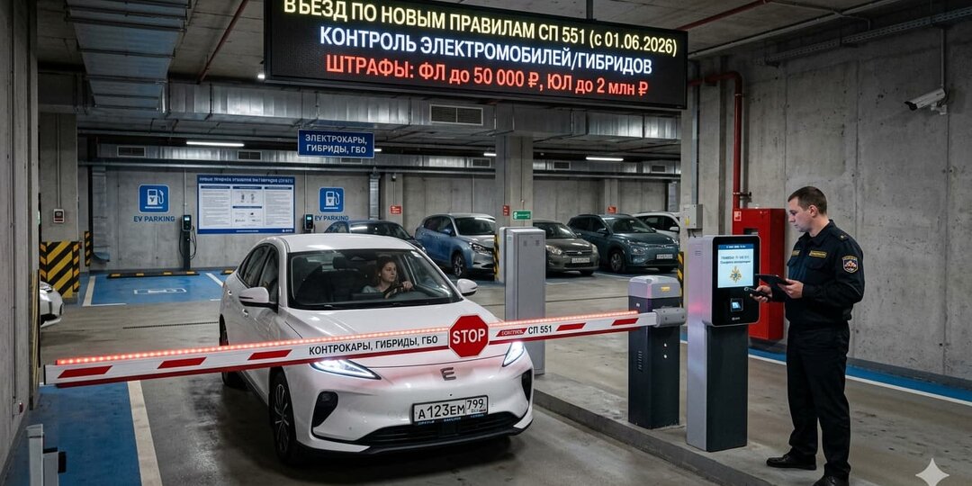Подземный шлагбаум для электрокаров: как новые правила МЧС меняют парковку в России
