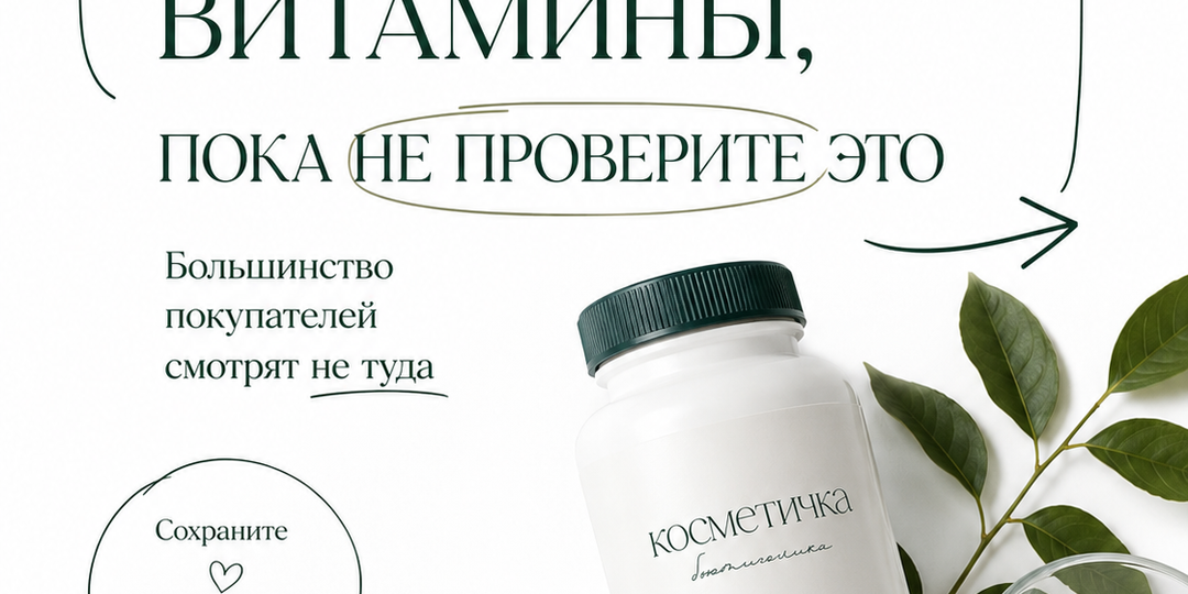 Не покупайте витамины, пока не проверите это