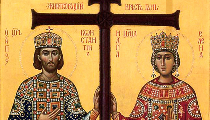 Святые равноапостольные Константин Великий и Елена Константинопольская. Фото: azbyka.ru